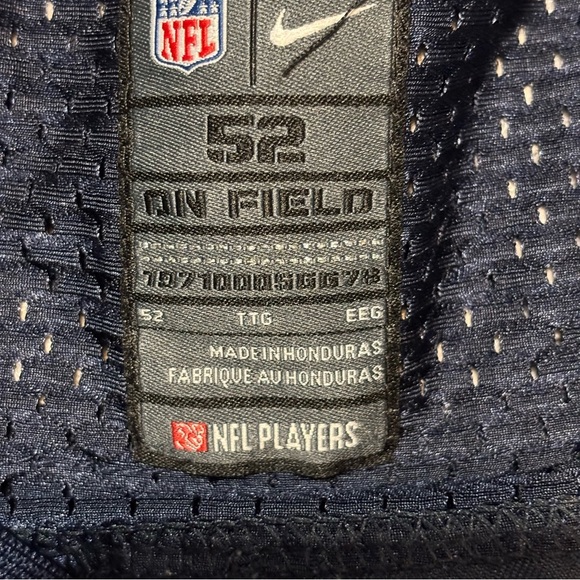 Men's Nike Dak Prescott Navy Dallas Cowboys Game Team Jersey Size 2xL - Picture 7 of 7